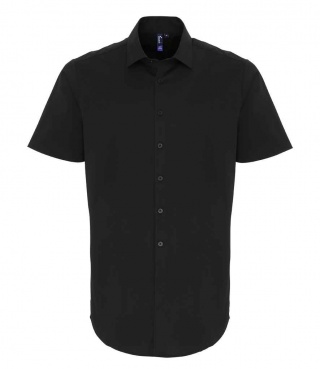 Premier PR246 Short Sleeve Stretch Fit Poplin Shirt